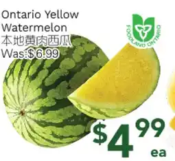 Ample Food Market Ontario Yellow Watermelon offer