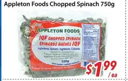 Bestco Food Mart Appleton Foods Chopped Spinach offer