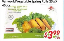 Bestco Food Mart Vanworld Vegetable Spring Rolls offer