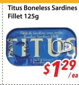Bestco Food Mart Titus Boneless Sardines Fillet offer