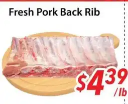 Bestco Food Mart Fresh Pork Back Rib offer