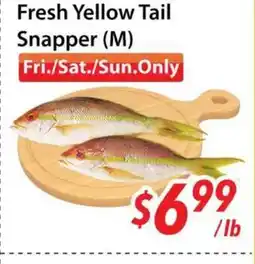Bestco Food Mart Fresh Yellow Tail Snapper (M) offer