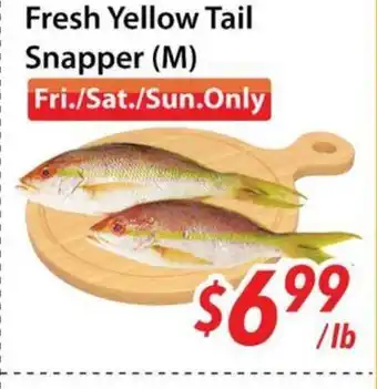 Bestco Food Mart Fresh Yellow Tail Snapper (M) offer