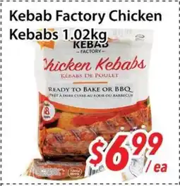 Bestco Food Mart Kebab Factory Chicken Kebabs offer