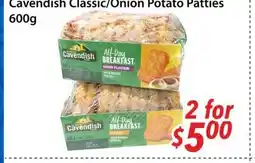 Bestco Food Mart Cavendish Classic/Onion Potato Patties offer
