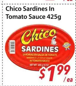 Bestco Food Mart Chico Sardines In Tomato Sauce offer