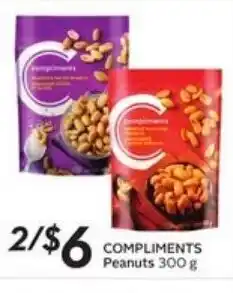 Safeway Compliments peanuts offer