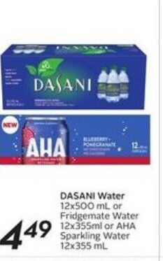 Safeway Dasani water offer