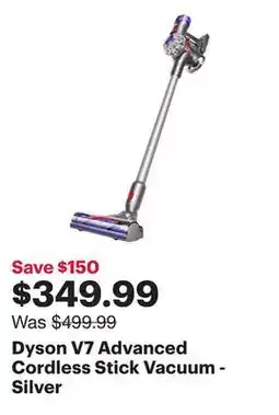 Best Buy Dyson V7 Advanced Cordless Stick Vacuum - Silver offer