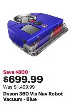 Best Buy Dyson 360 Vis Nav Robot Vacuum - Blue offer
