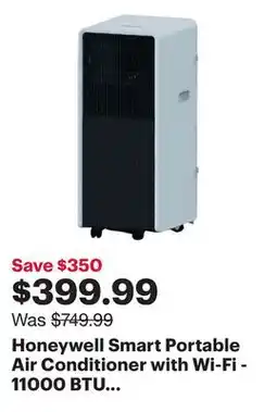 Best Buy Honeywell Smart Portable Air Conditioner with Wi-Fi - 11000 BTU (8,000 BTU SACC) offer