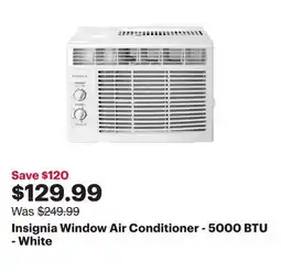 Best Buy Insignia Window Air Conditioner - 5000 BTU - White offer