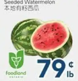 Oceans Fresh Food Market Foodland Seeded Watermelon offer