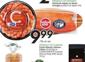 Sobeys Fresh atlantic salmon fillets offer