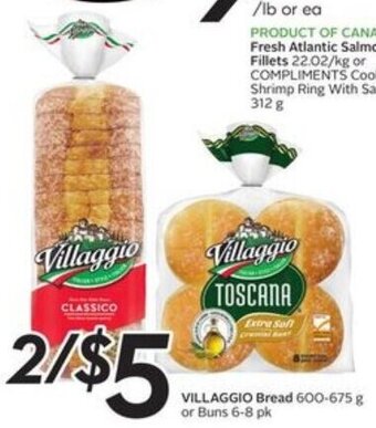 Sobeys Villaggio bread offer