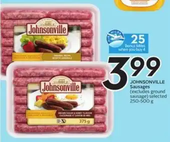 Sobeys Johnsonville sausages offer