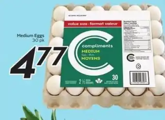 Sobeys Medium eggs offer