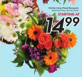 Sobeys Mother's day mixed bouquets offer