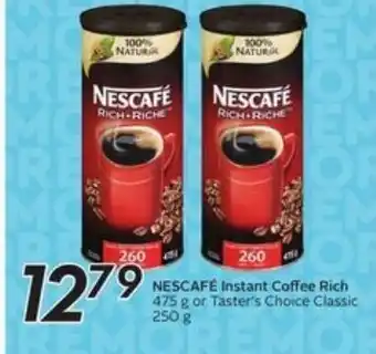Sobeys Nescafé instant coffee rish offer