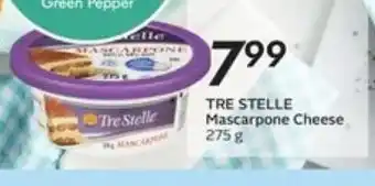 Sobeys Tre stelle mascarpone cheese offer