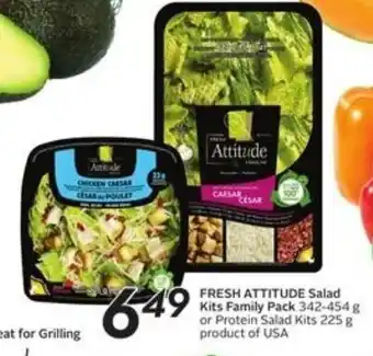 Sobeys Fresh attitude salad kits family pack offer