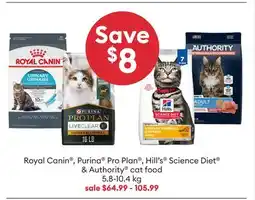 Petsmart Royal Canin , Purina Pro Plan , Hill's Science Diet & Authority cat food offer