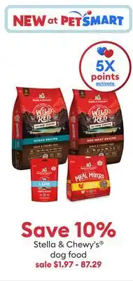Petsmart Stella & Chewy's dog food offer