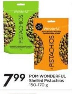 Sobeys Pom wonderful shelled pistachios offer