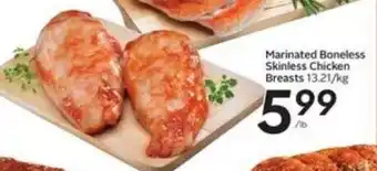 Sobeys Marinated boneless skinless chocken breasts offer