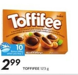 Sobeys Toffifee offer