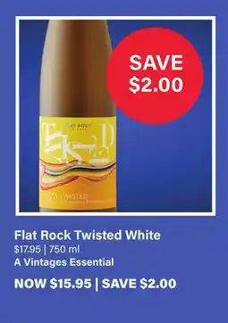 LCBO Flat Rock Twisted White offer