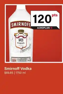 LCBO Smirnoff Vodka offer