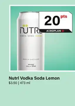 LCBO Nutrl Vodka Soda Lemon offer