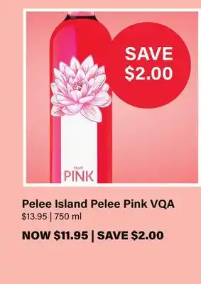LCBO Pelee Island Pelee Pink VQA offer