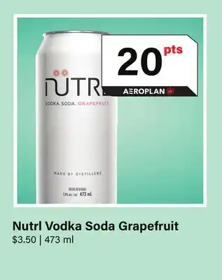 LCBO Nutrl Vodka Soda Grapefruit offer