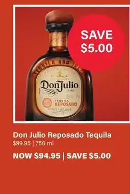 LCBO Don Julio Reposado Tequila offer