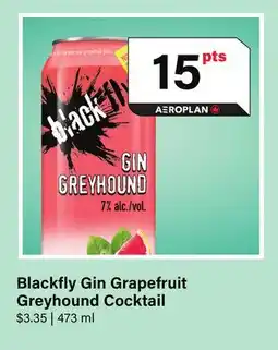 LCBO Blackfly Gin Grapefruit Greyhound Cocktail offer