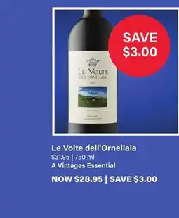 LCBO Le Volte dell'Ornellaia offer