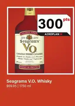 LCBO Seagrams V.O. Whisky offer