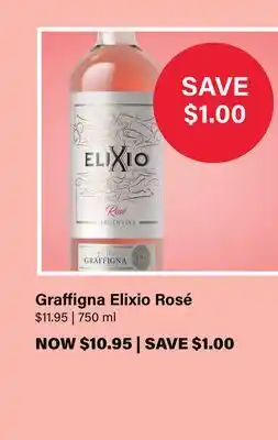 LCBO Graffigna Elixio Rosé offer