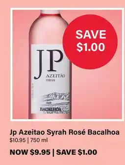 LCBO JP Azeitao Syrah Rosé Bacalhoa offer