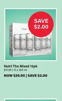 LCBO Nutrl The Mixed 12pk offer