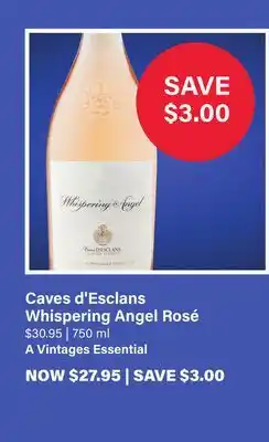 LCBO Caves d'Esclans Whispering Angel Rosé offer