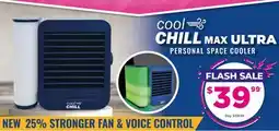Showcase cool CHILL MAX ULTRA PERSONAL SPACE COOLER FLASH offer