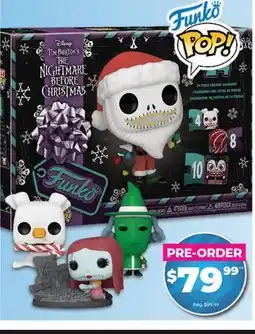 Showcase Funko Disney POP! THE NIGHTMARE BEFORE CHRISTMAS offer