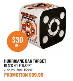 Sail HURRICANE BAG TARGET BLACK HOLE TARGET offer