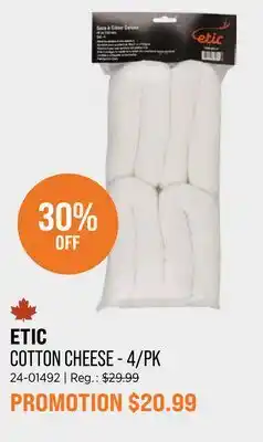 Sail ETIC COTTON CHEESE - 4/PK offer