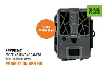 Sail SPYPOINT FORCE-48 HUNTING CAMERA offer