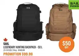 Sail SAIL LEGENDARY HUNTING BACKPACK-50 L offer