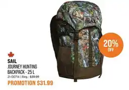 Sail SAIL JOURNEY HUNTING BACKPACK offer